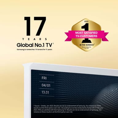 Samsung 55" The Serif LS01B 4K QLED Smart TV (2023/vit)