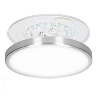 ECD Germany taklampa LED vit - 10 tak ljus runt Ø300 mm - 12W 220-240V 960 lumen