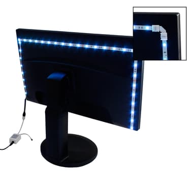 ECD Germany LED bandet 5050 SMD, 8 meter (3 + 5 meter) / 30 LED per meter /