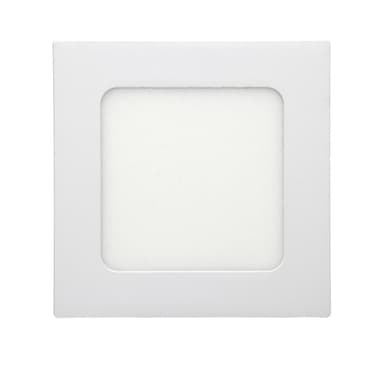 ECD Germany 10-pack LED-panel infälld spotlight 6W ersätter 35W halogen - platt