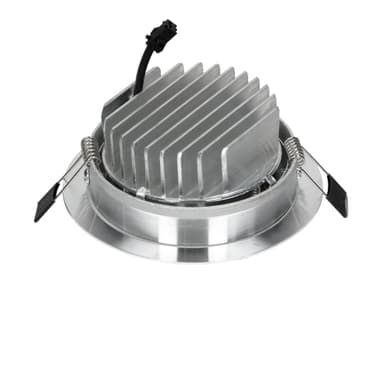 3x LED COB infällda spotlights infälld armatur Spotlight lampa runt 5W Varmvit