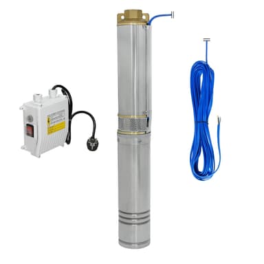 Djup brunn pump Brunnen pumpar dränkbar pump rörpump 750 W 4000 l / h 6,7 bar