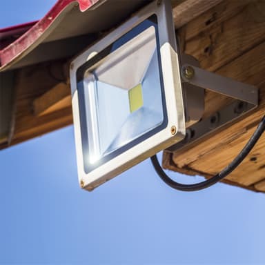ECD Germany 3 delar LED-strålkastare utomhus 30W med rörelsedetektor - 6000K