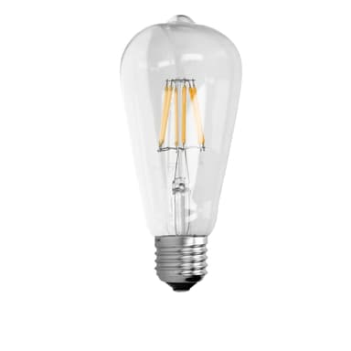 E27 LED-lampa glödlampan glödtråd glödlampor Vintage varmvitt 6W
