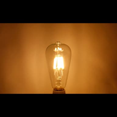 E27 LED-lampa glödlampan glödtråd glödlampor Vintage varmvitt 6W
