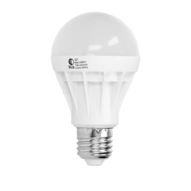 7W E27 LED LAMP LAMPA KULA lågenergibelysning lampa ljus varm vit