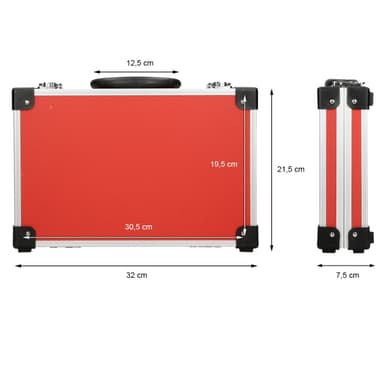 Resväska verktygsväska aluminium Aluminium resväska generella aluminium lådor