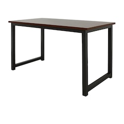 ML-Design skrivbord med en modern design, 120 x 60 x 75 cm, svart valnöt,