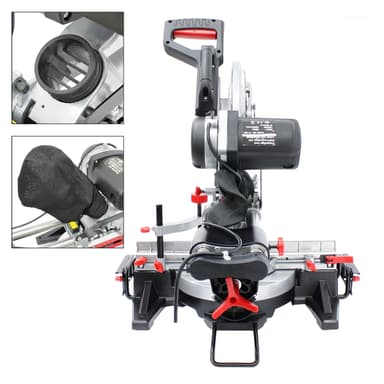 ECD Germany professionell tvärsnittssåg 1600 W- Ø 305mm HW sågblad - med laser -