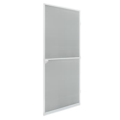 ECD Germany myggnät för dörr - 100 x 220 cm - Vit aluminiumram - Individuellt