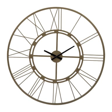WOMO-DESIGN | Design väggklocka Stockholm Ø92cm rund gjord av järn i vintage