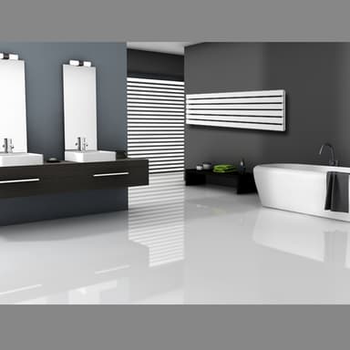 ECD Germany Stella designpanel radiator - 260 x 1600 mm - vit - handduk varmare