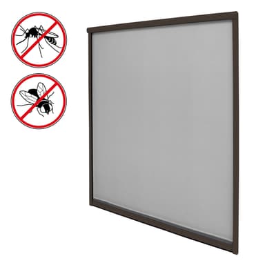 Myggnät insektsnät Rullgardin aluminiumram rullgardin terminal 160x160cm