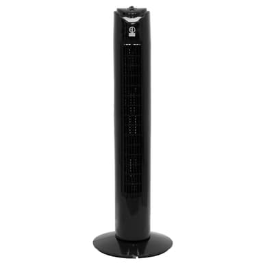 Piedestal Fläkt Kolonn Fläkt Tower Fläkt 45W 81 cm Svart