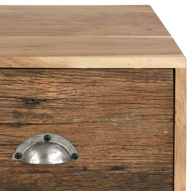 WOMO-DESIGN TV Lowboard Taipei cm med 2 lådor 110x50x40, massivt trä Acacia och