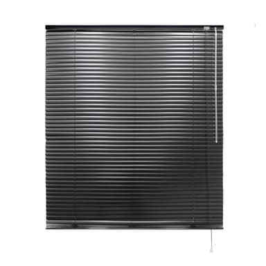 ECD Germany aluminium persienner 60 x 175 cm - svart - aluminiumlameller -