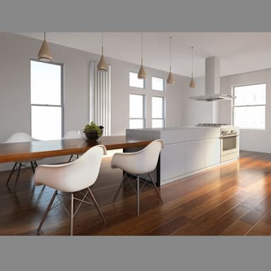 ECD Germany Stella designpanel radiator - 260 x 1600 mm - vit - handduk varmare