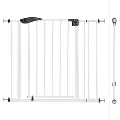 ECD Germany Dörrskyddsnät för barn, hundar och katter, 85-95cm inkl. 10cm