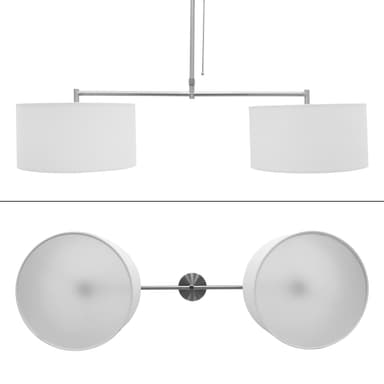 Taklampa taklampa hängande ljus taklampa krona lampa 2x E27