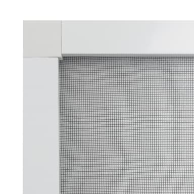 ECD Germany myggnät för dörr - 100 x 220 cm - Vit aluminiumram - Individuellt