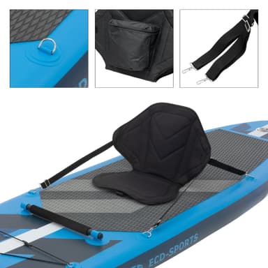 Surfingbräda Stand Up Paddle SUP styrelse paddel ombord uppblåsbar kajak säte