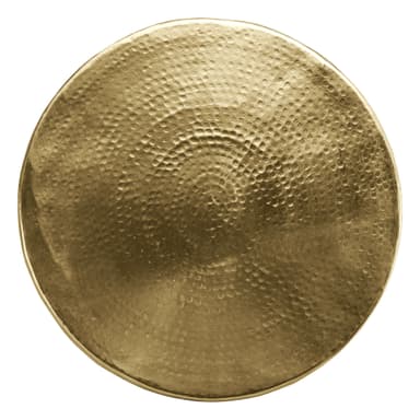 WOMO-DESIGN soffbord vardagsrumsbord soffbord aluminium Ø 60x37 cm guld