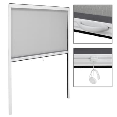 Myggnät insektsskärmen Rullgardin myggmedel skyddande 130x160 cm