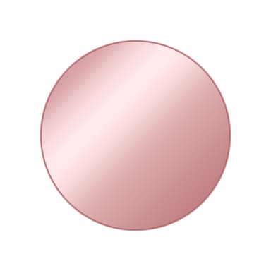 WOMO-DESIGN design sidobord Ø43x45 cm i koppar vardagsrumsbord, runt soffbord,
