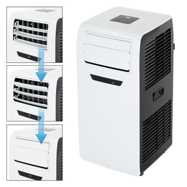 Mobilt luftkonditioneringsaggregat 4in1 med frånluftsslang 9000 BTU 2,6kW inkl.