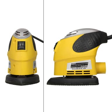 Mannesmann multislipmaskin 220 W med dammsamlare inkl. 3 slippapper -