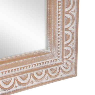 Womo Design Wall Mirror Shabby Chic 75x160cm, unik, handgjord spegel med fast