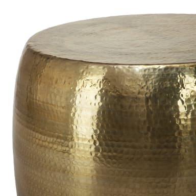WOMO-DESIGN soffbord soffbord soffbord aluminium Ø 53x41 cm guld