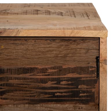WOMO-DESIGN TV Lowboard 150x45x40 cm med en låda 2 lagringsenheter en hylla,