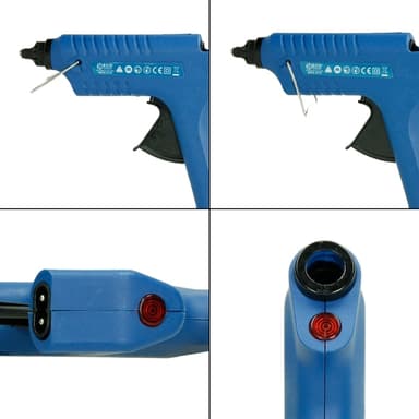 ECD Germany Trådlös varmlimspistol 80W - 500W - inkl. 6 limpinnar 11 mm - med