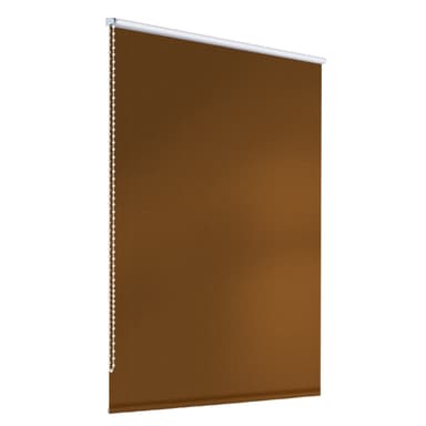 ECD Germany mörkläggningsgardin 45 x 150 cm - brun - Klemmfix - utan borrning -