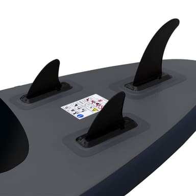 ECD Germany Uppblåsbara Stand Up Paddle Board Makani | 320x82x15 cm | Svart |