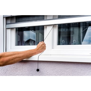 Myggnät insektsskärmen Rullgardin myggnät Vit 90 x 160 cm