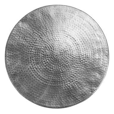 WOMO-DESIGN soffbord vardagsrumsbord soffbord aluminium Ø 60x30,5 cm silver