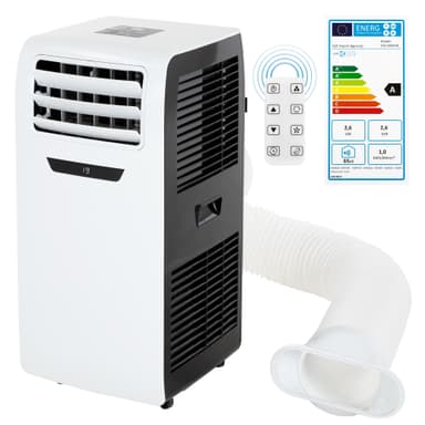 Mobilt luftkonditioneringsaggregat 4in1 med frånluftsslang 9000 BTU 2,6kW inkl.