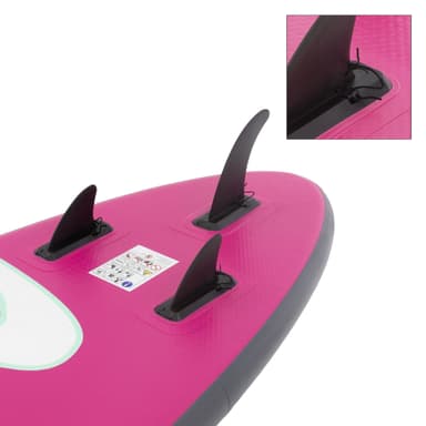 Surfingbräda Stand Up Paddle SUP styrelse Maona paddel ombord uppblåsbar rosa
