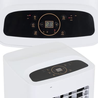 ECD Germany Mobil luftkonditionering 4In1, luftkylare 7000 btu 2kw, tyst, 3