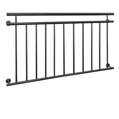 Franska balkong fönster barer räcken antracit stav räcken 156 x 90 cm