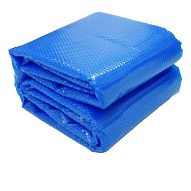 ECD Germany pool sol film Omkring 5 m diameter 400 um blå, PE bubbelplast,