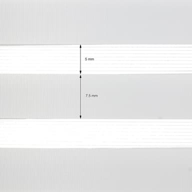 ECD Germany Double rollo klämfix utan borrning 90 x 230 cm Ljusgrå, genomskinlig