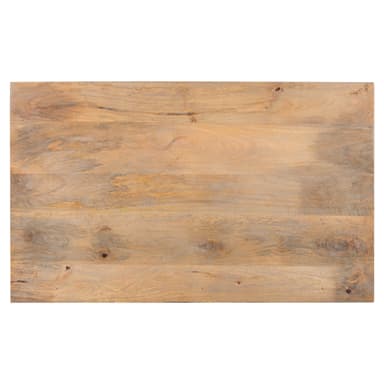 WOMO-DESIGN soffbord Hong Kong 100 x 60 x 40 cm Rektangulär, natur / vit,