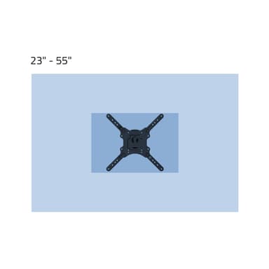 TV-väggfäste för 23-55"""" TV VESA 400x400