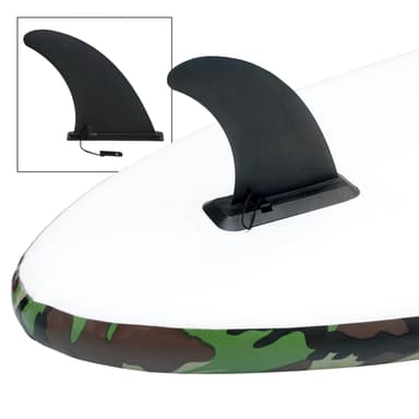 Surfingbräda Stand Up Paddle SUP styrelse paddel ombord uppblåsbar paddel Grön