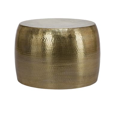 WOMO-DESIGN soffbord soffbord soffbord aluminium Ø 53x41 cm guld