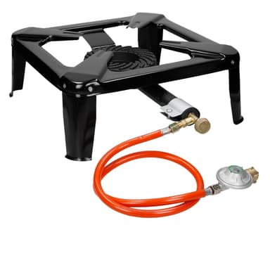 Bänk spis Gasspis Spis camping spis gasslang 100 cm Regulator 4 fot
