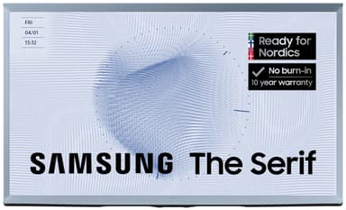 Samsung 55" The Serif LS01B 4K QLED Smart TV (2023/blå)